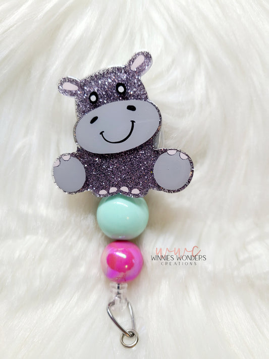 Hippo Badge Reel