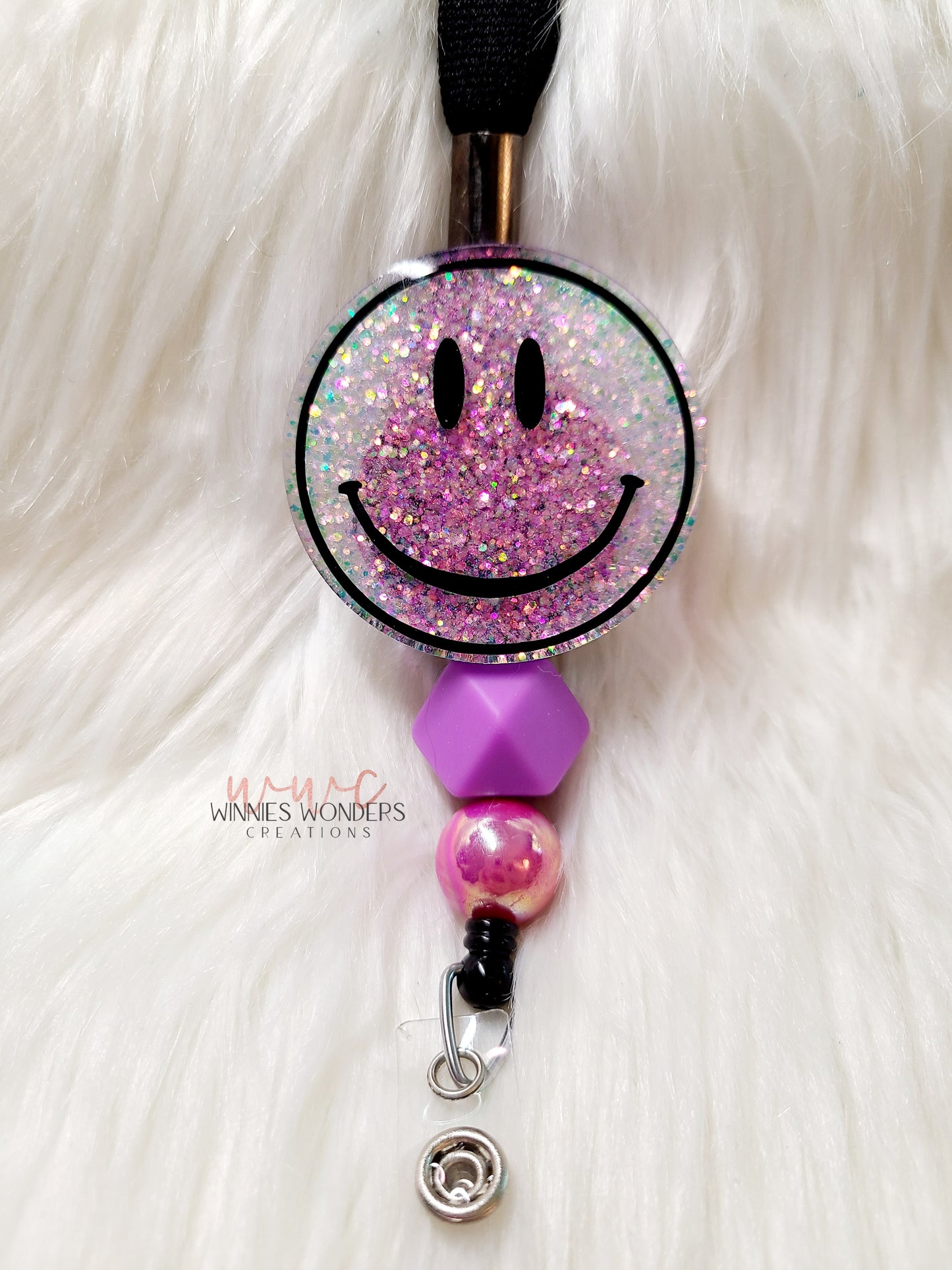 Smiley Face Lanyard