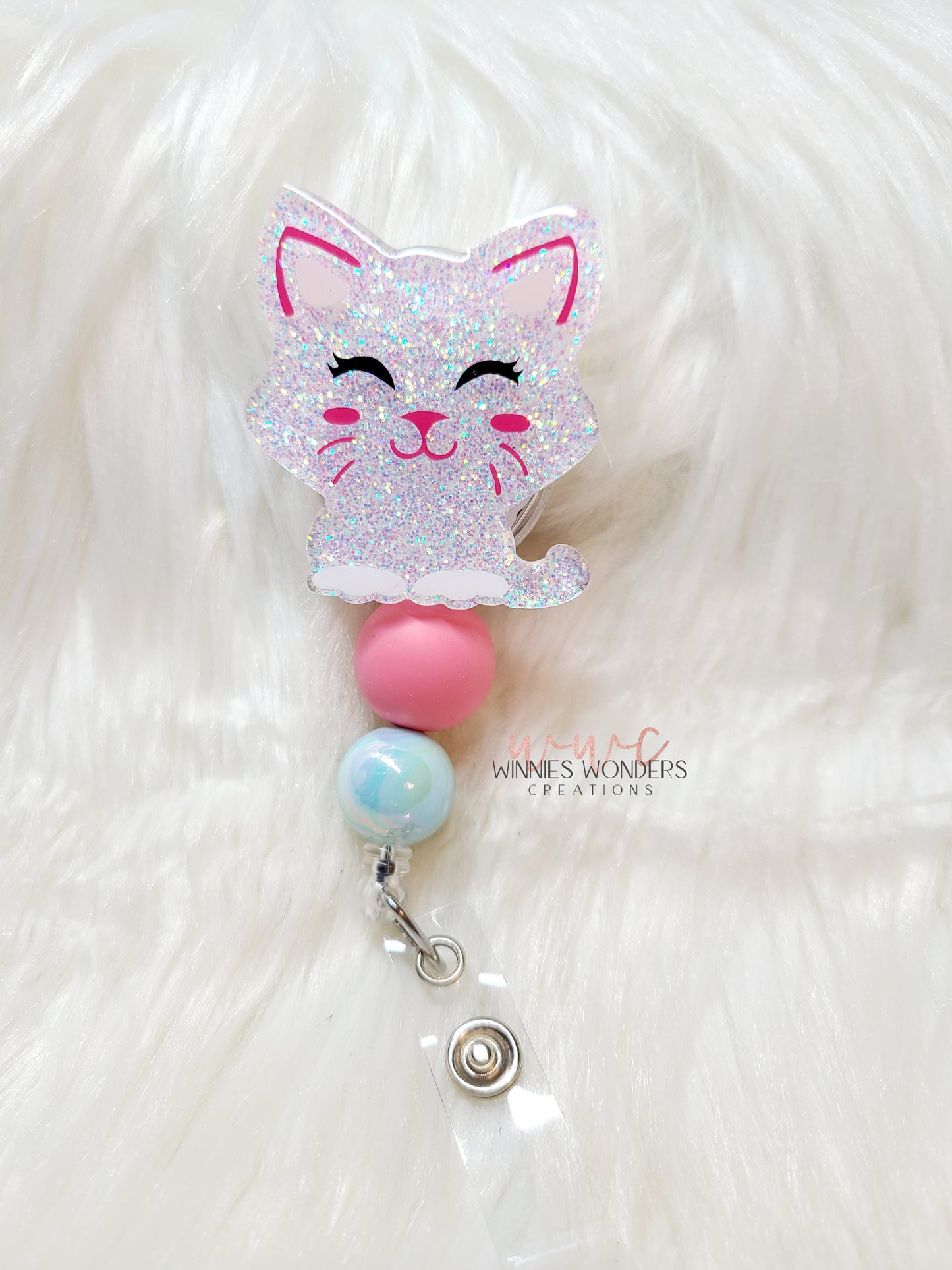 Cat Badge Reel