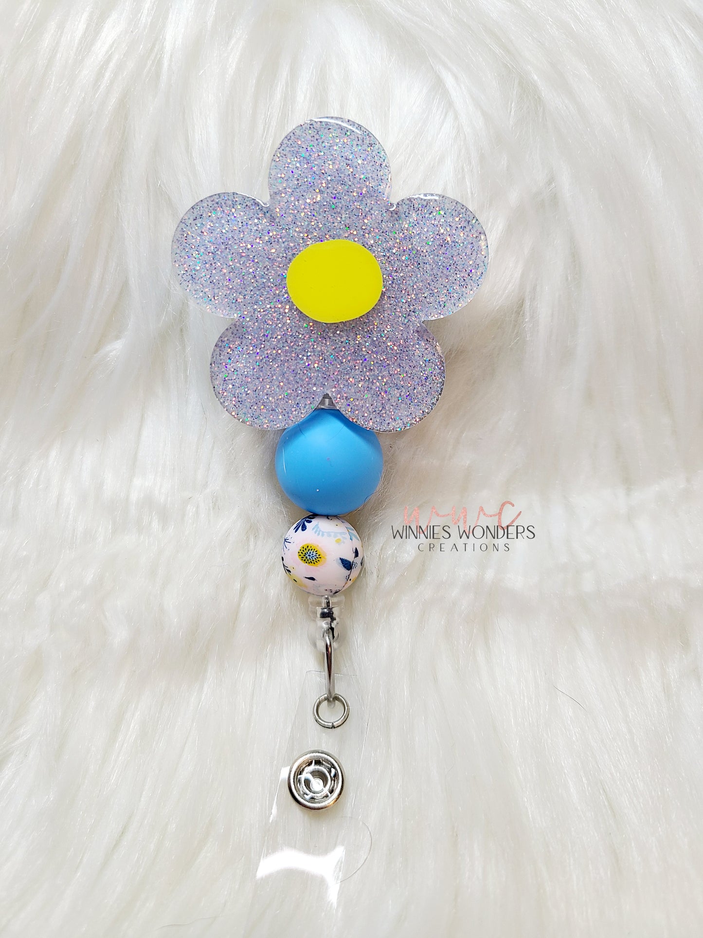 Simple Flower Badge Reel