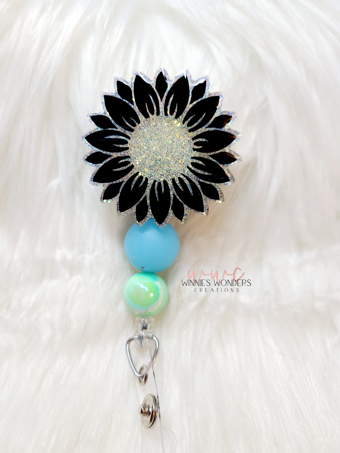 Sunflower Badge Reel