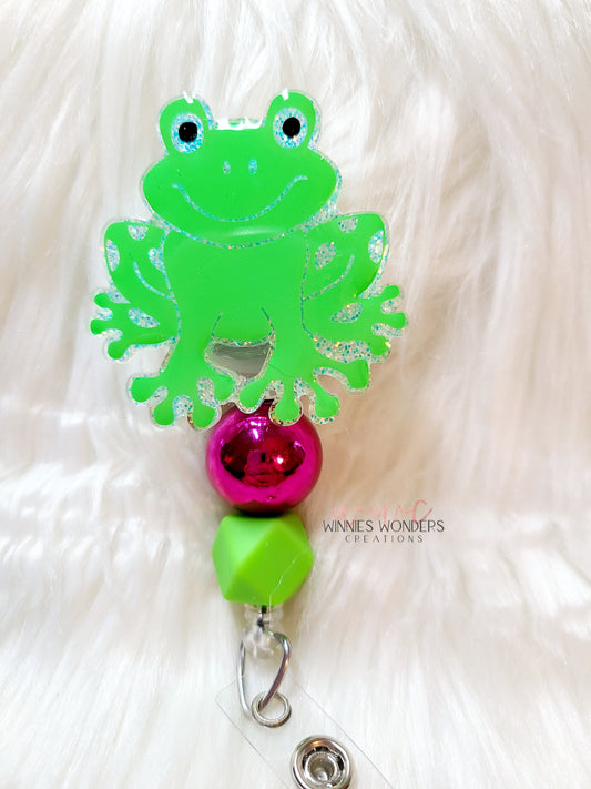 Frog Badge Reel