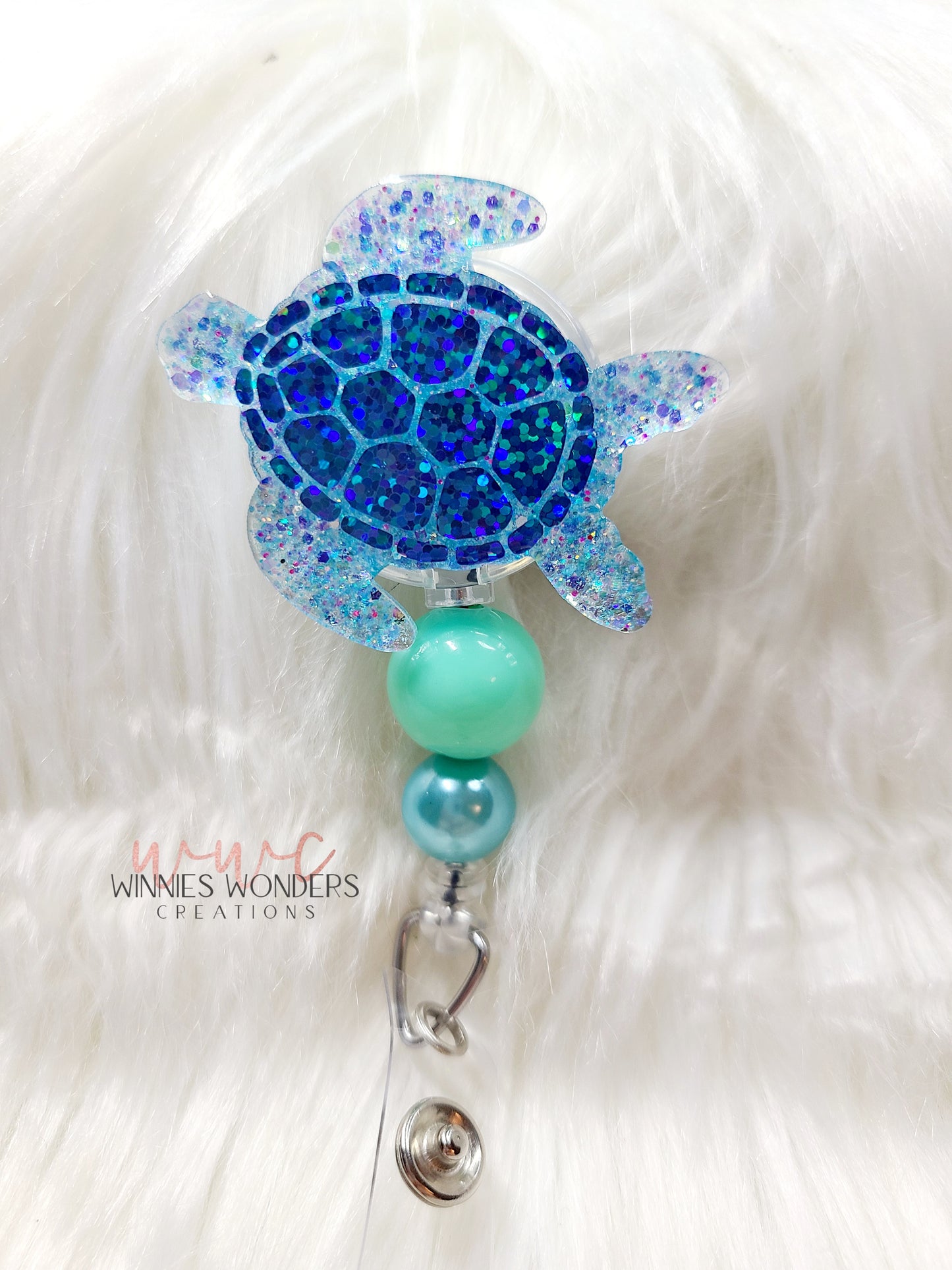 Sea Turtle Badge Reel