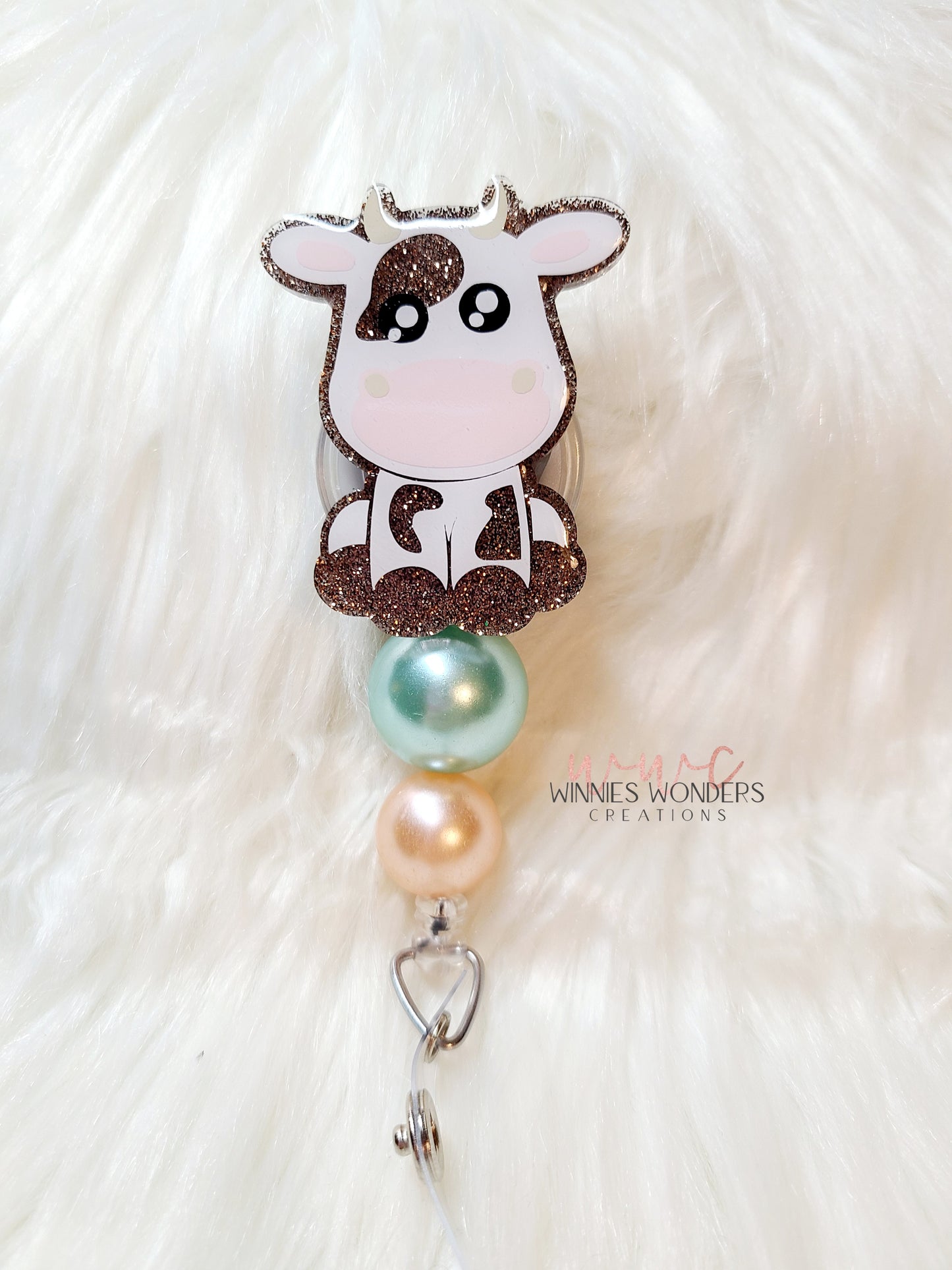 Cow Badge Reel