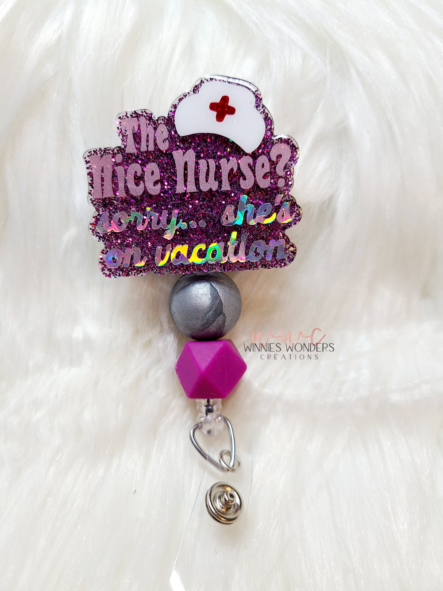 Nice Nurse Badge Reel