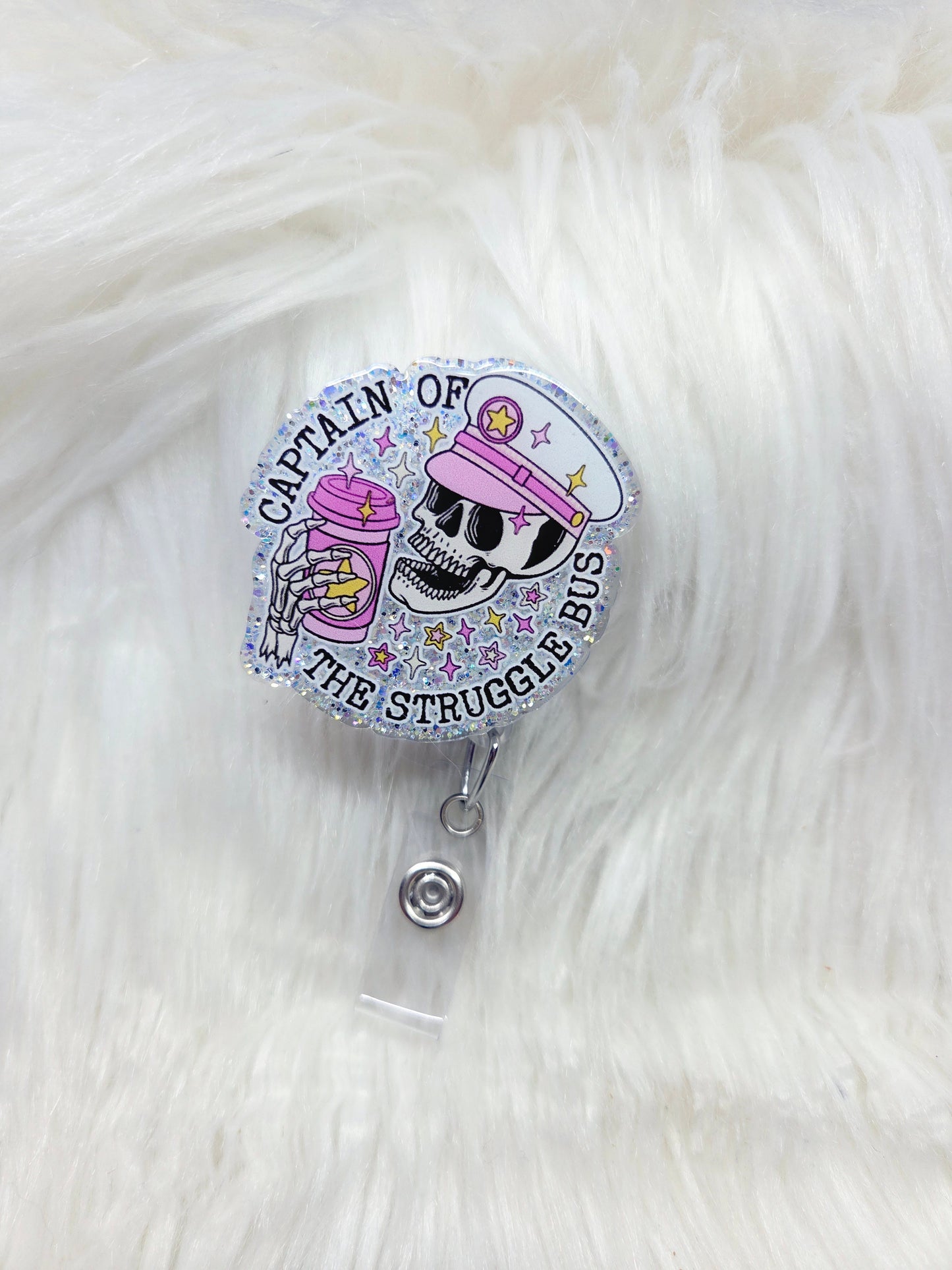 Captain of the Struggle Bus Badge Reel