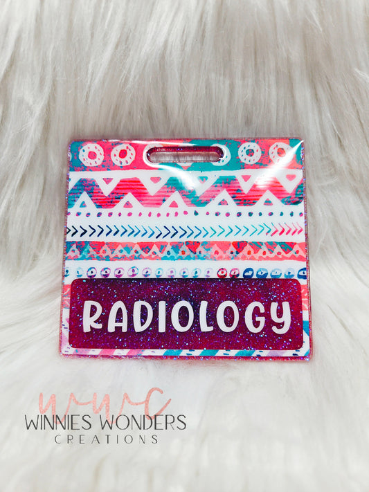 Radiology Horizontal Badge Buddy
