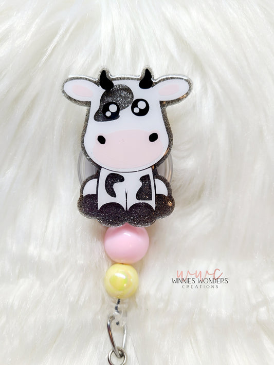 Cow Badge Reel