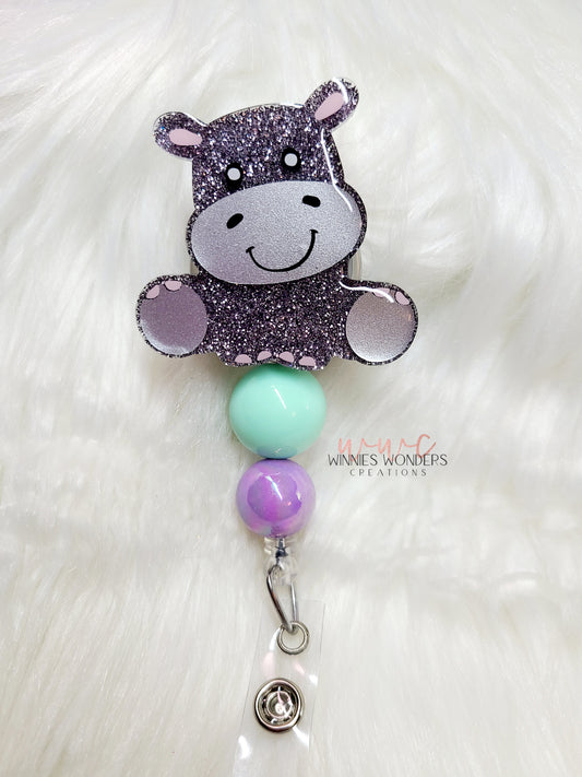 Hippo Badge Reel