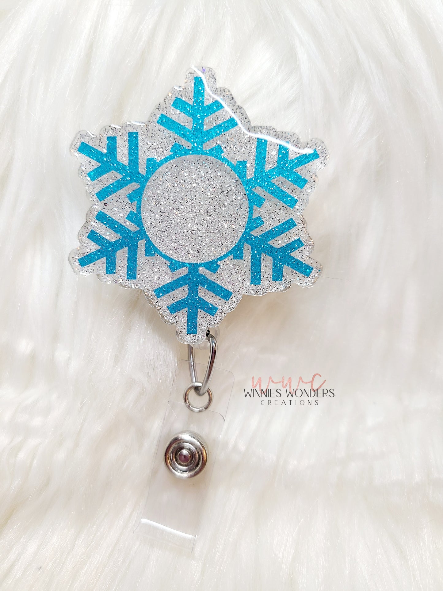 Snow Flake Badge Reel