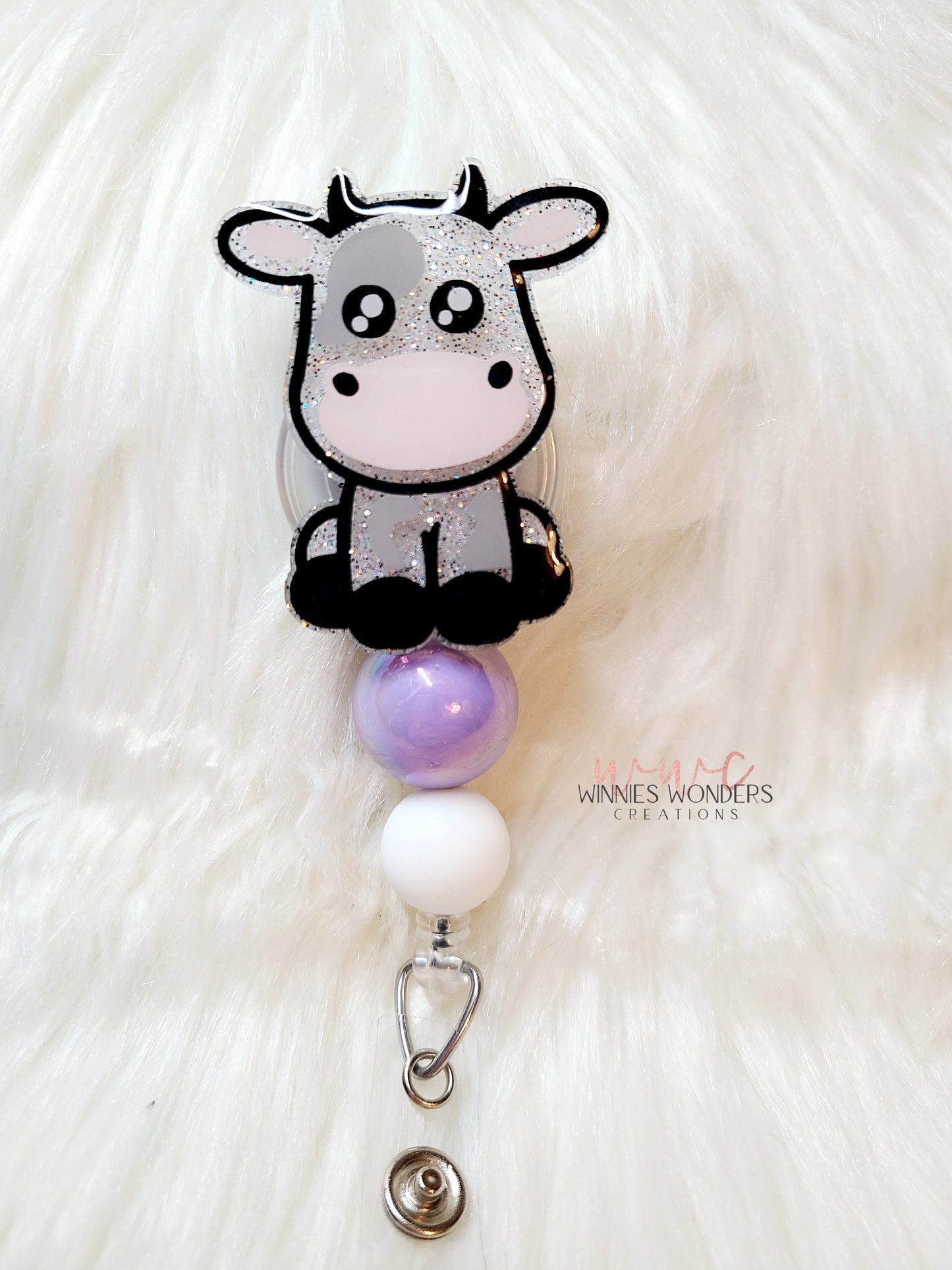 Cow Badge Reel