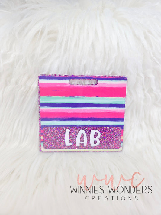 Lab Horizontal Badge Buddy