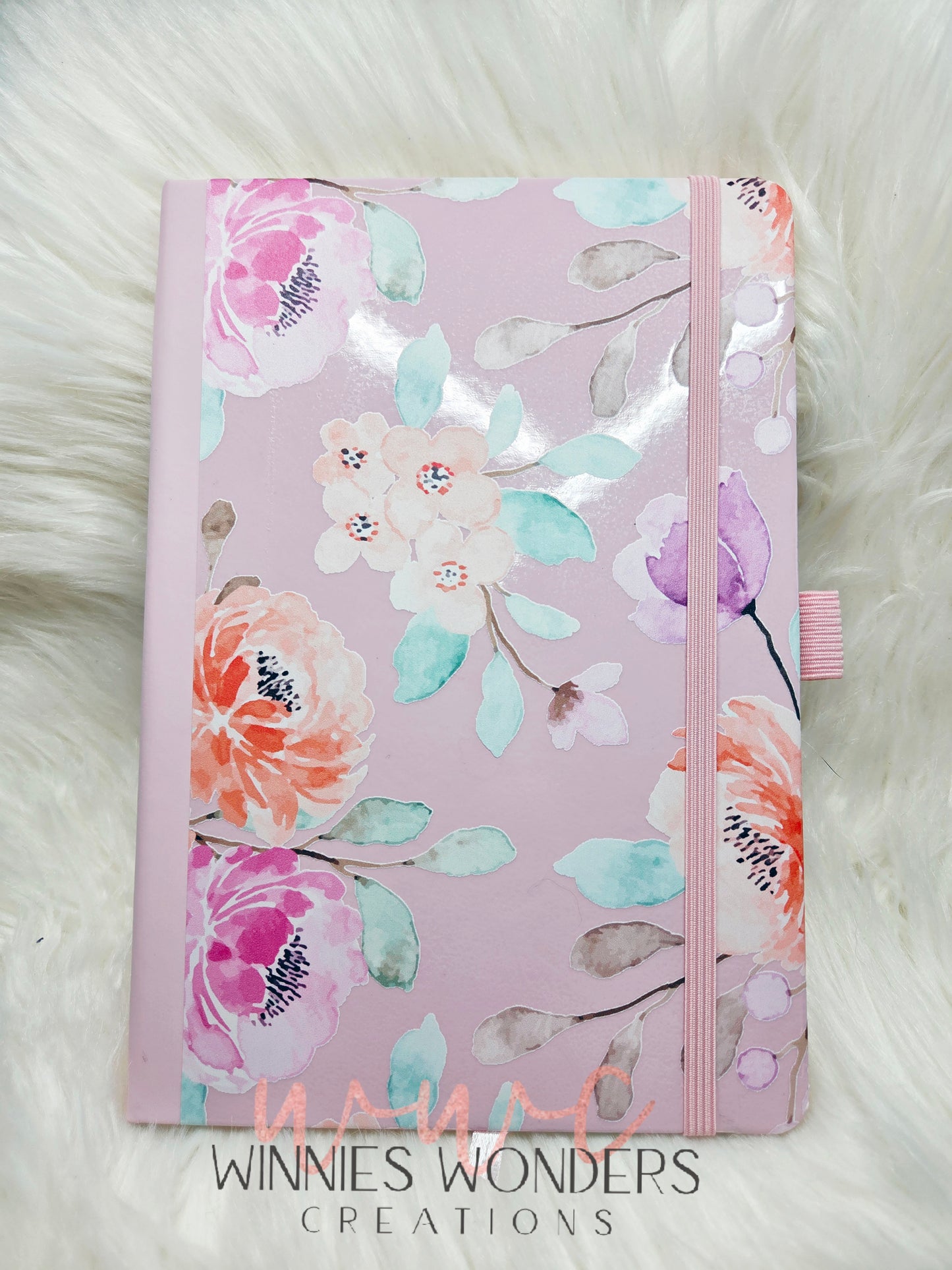 8.5 x 5.5 Notebook/Journal w/ Pen Holder