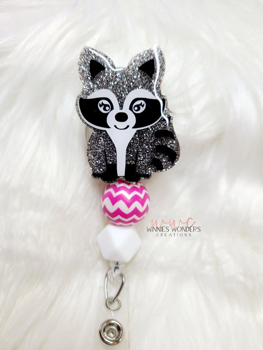 Raccoon Badge Reel