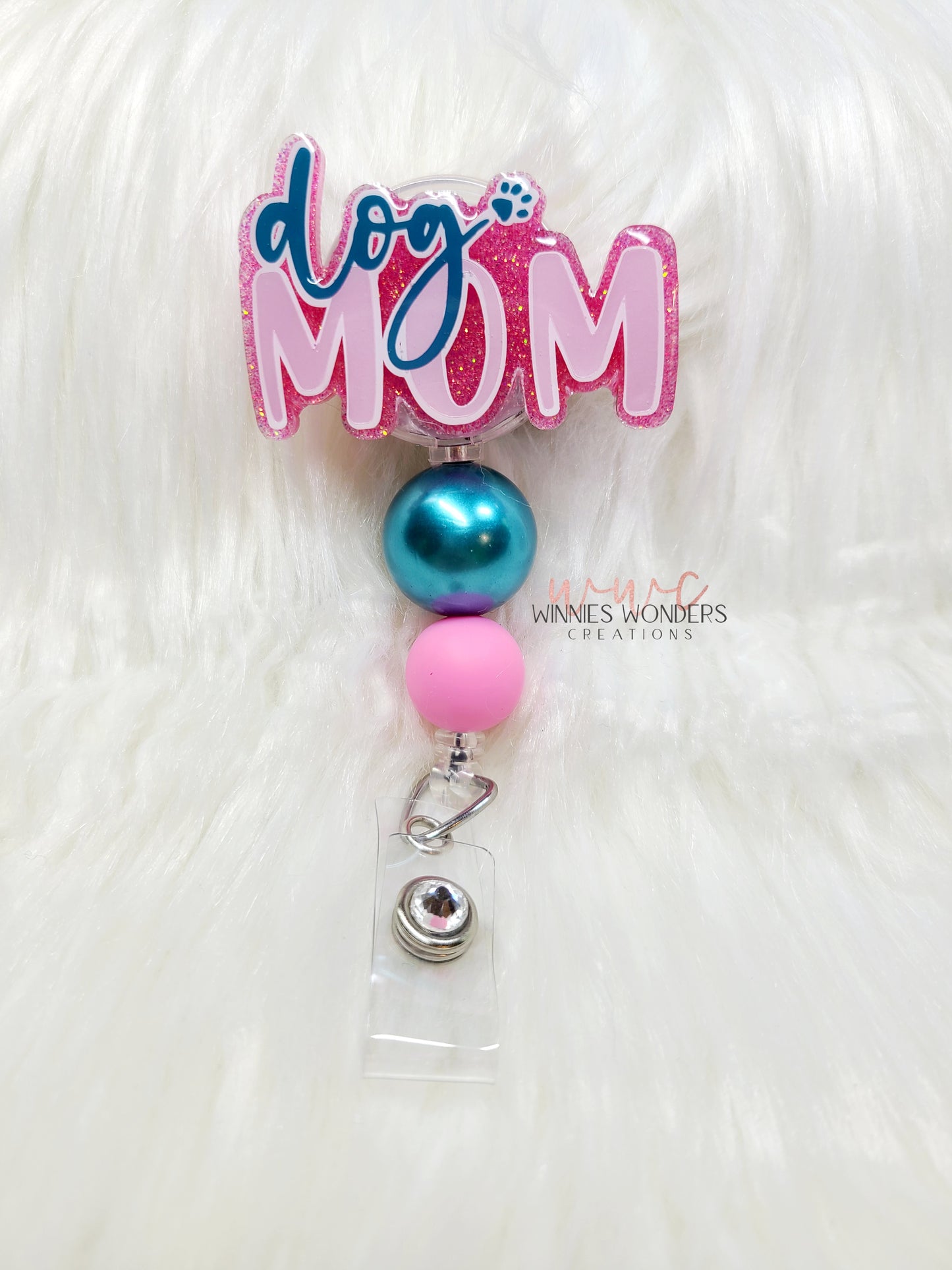 Dog Mom Badge Reel