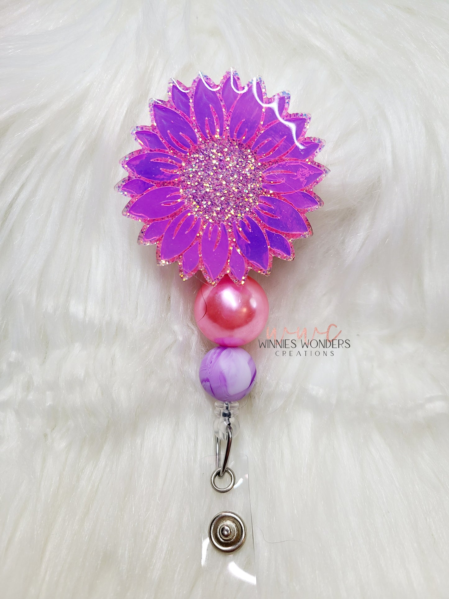 Sunflower Badge Reel