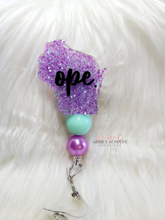 OPE Wisconsin Badge Reel