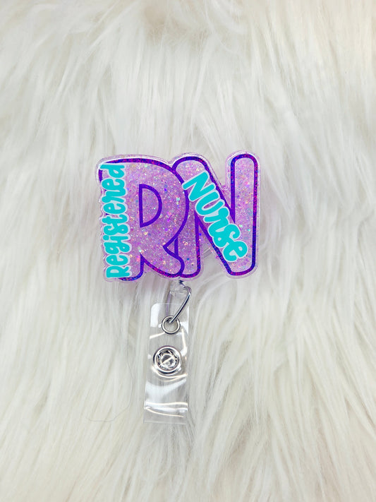 Registered Nurse Badge Reel