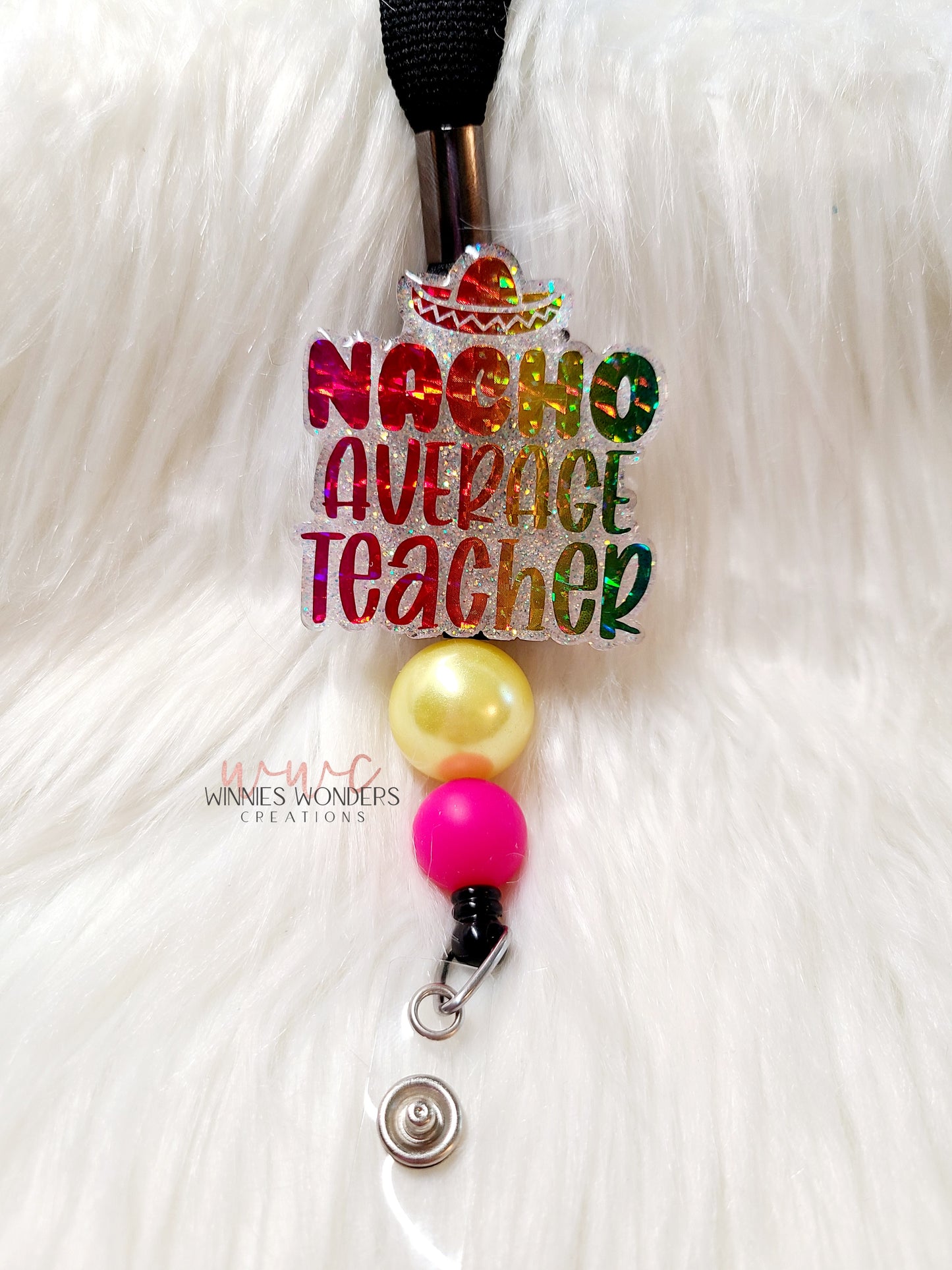 Natcho Average Teacher Lanyard