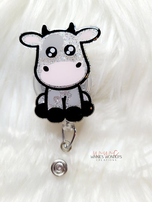 Cow Badge Reel