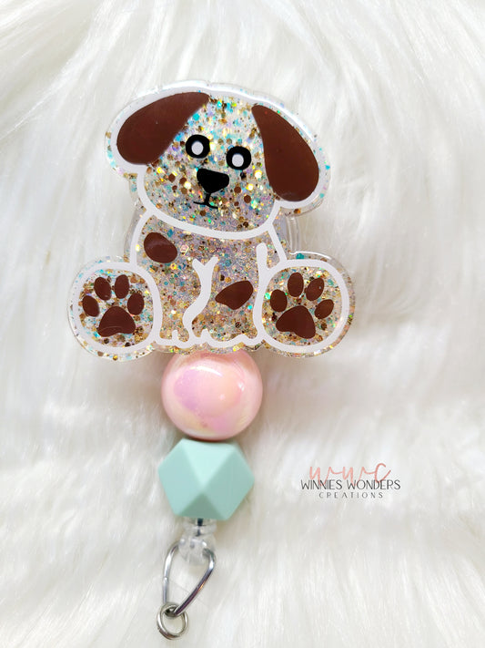 Dog Badge Reel