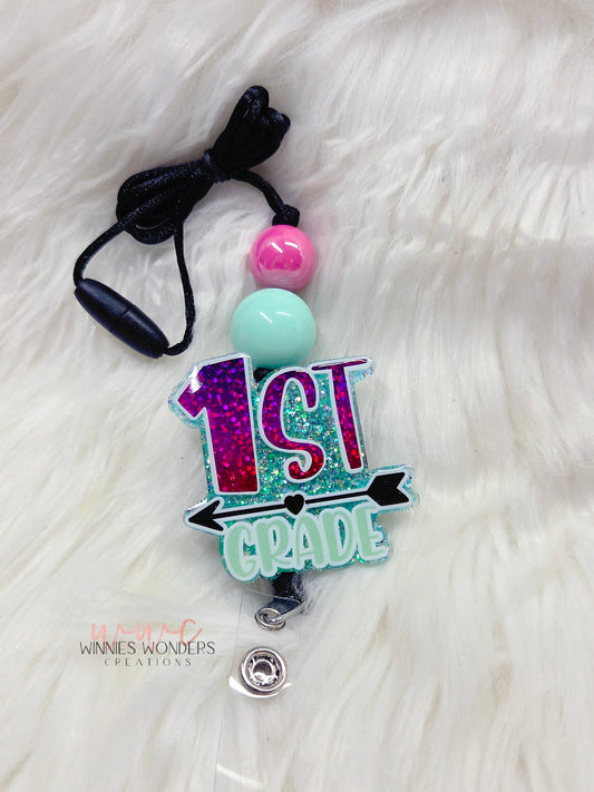 1st Grade Teacher Lanyard