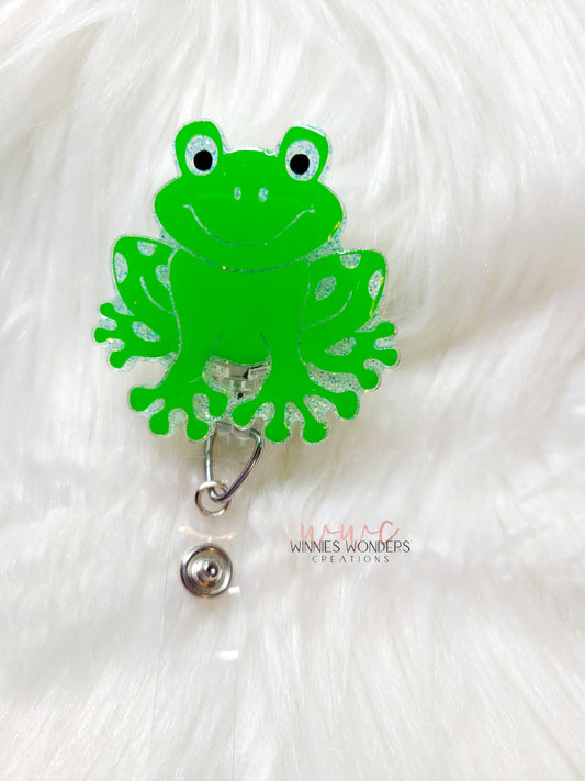 Frog Badge Reel