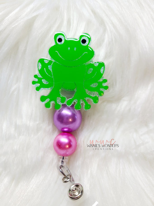 Frog Badge Reel