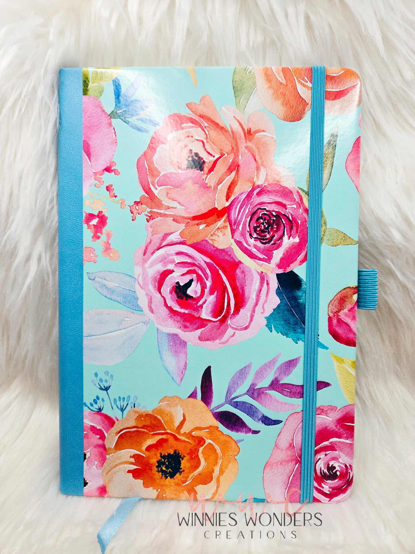 8.5 x 5.5 Notebook/Journal w/ Pen Holder