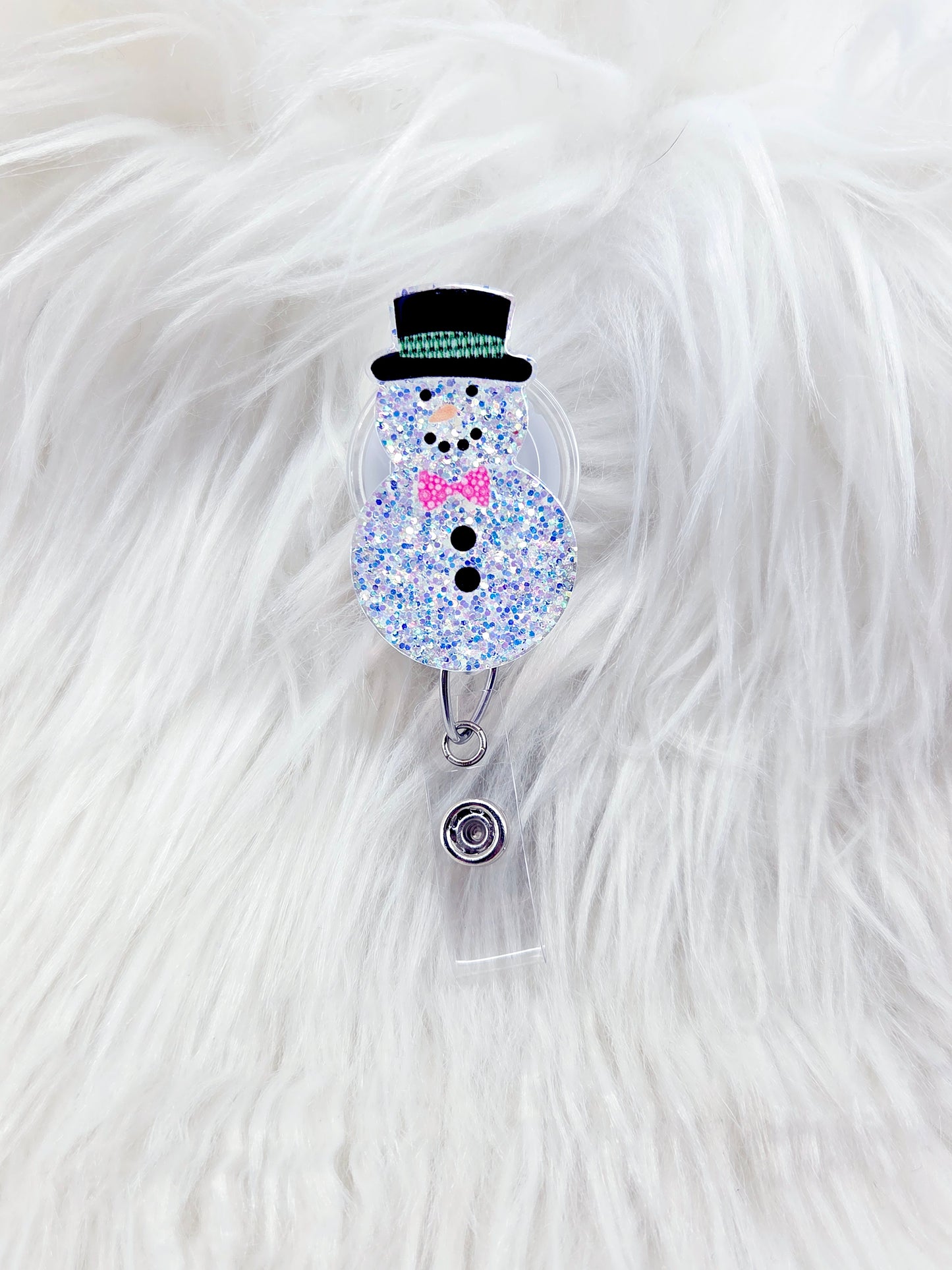 Snowman Badge Reel