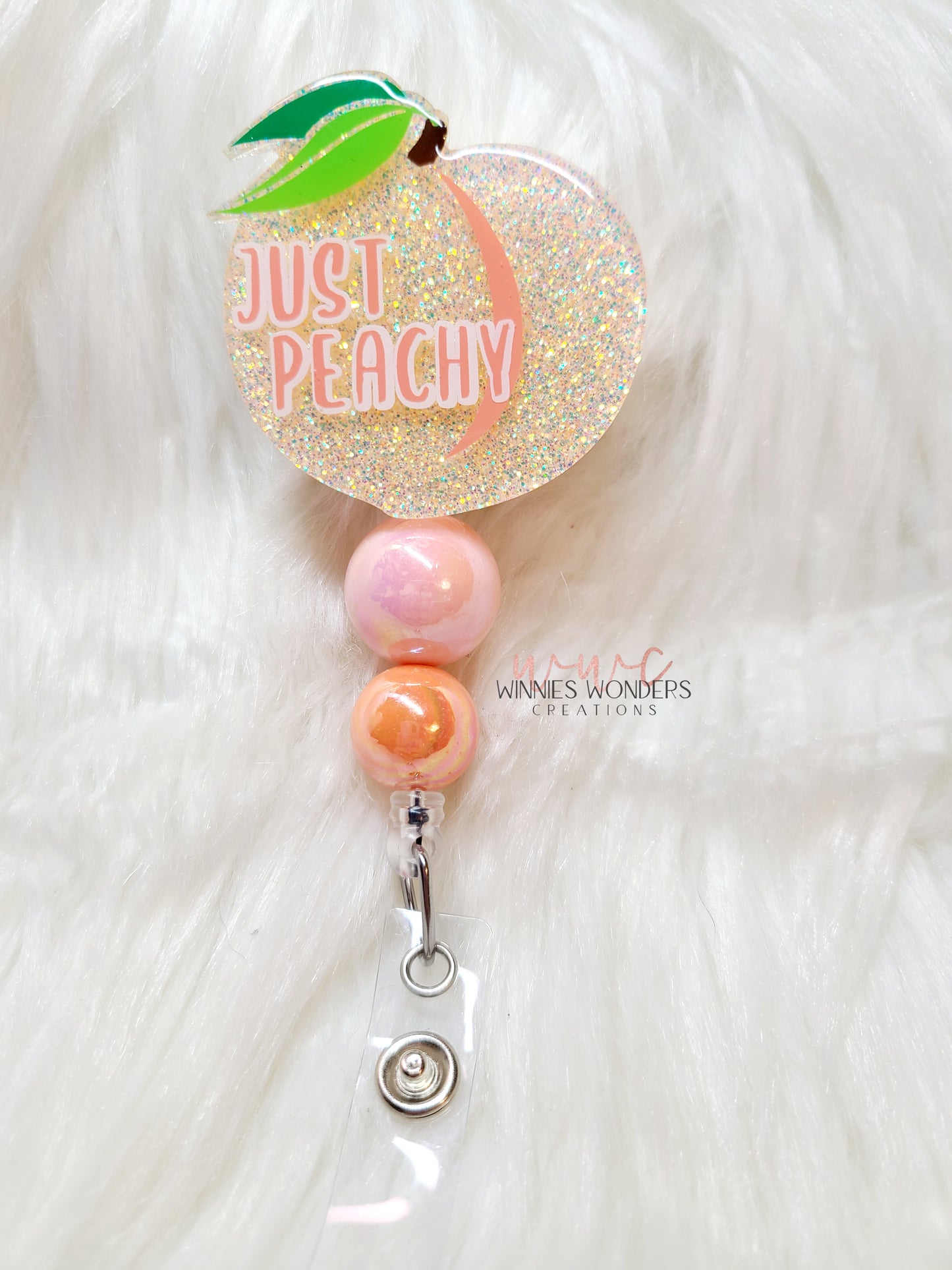 Just Peachy Badge Reel