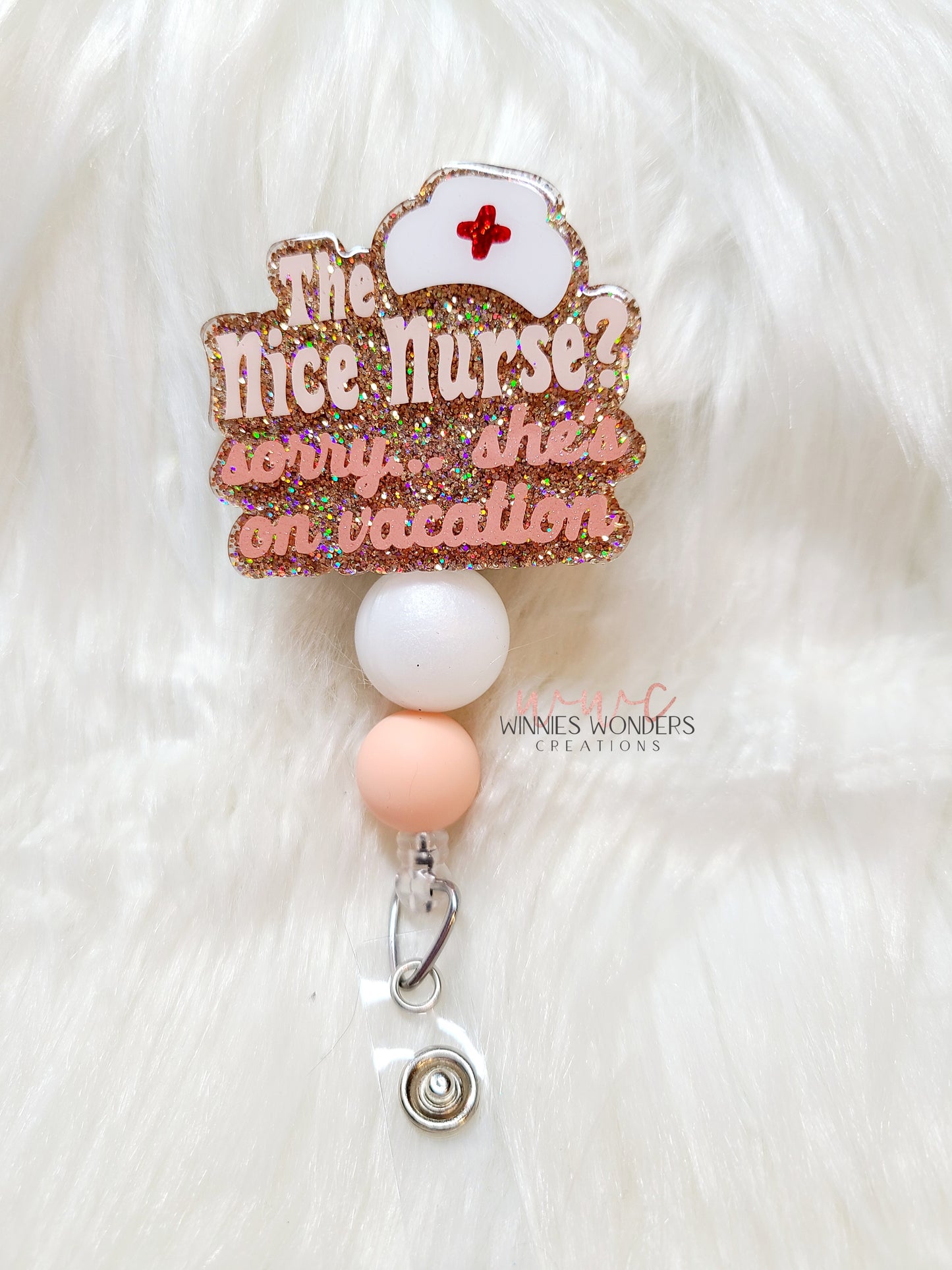 Nice Nurse Badge Reel