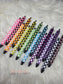 Color Checkard Glitter Pens