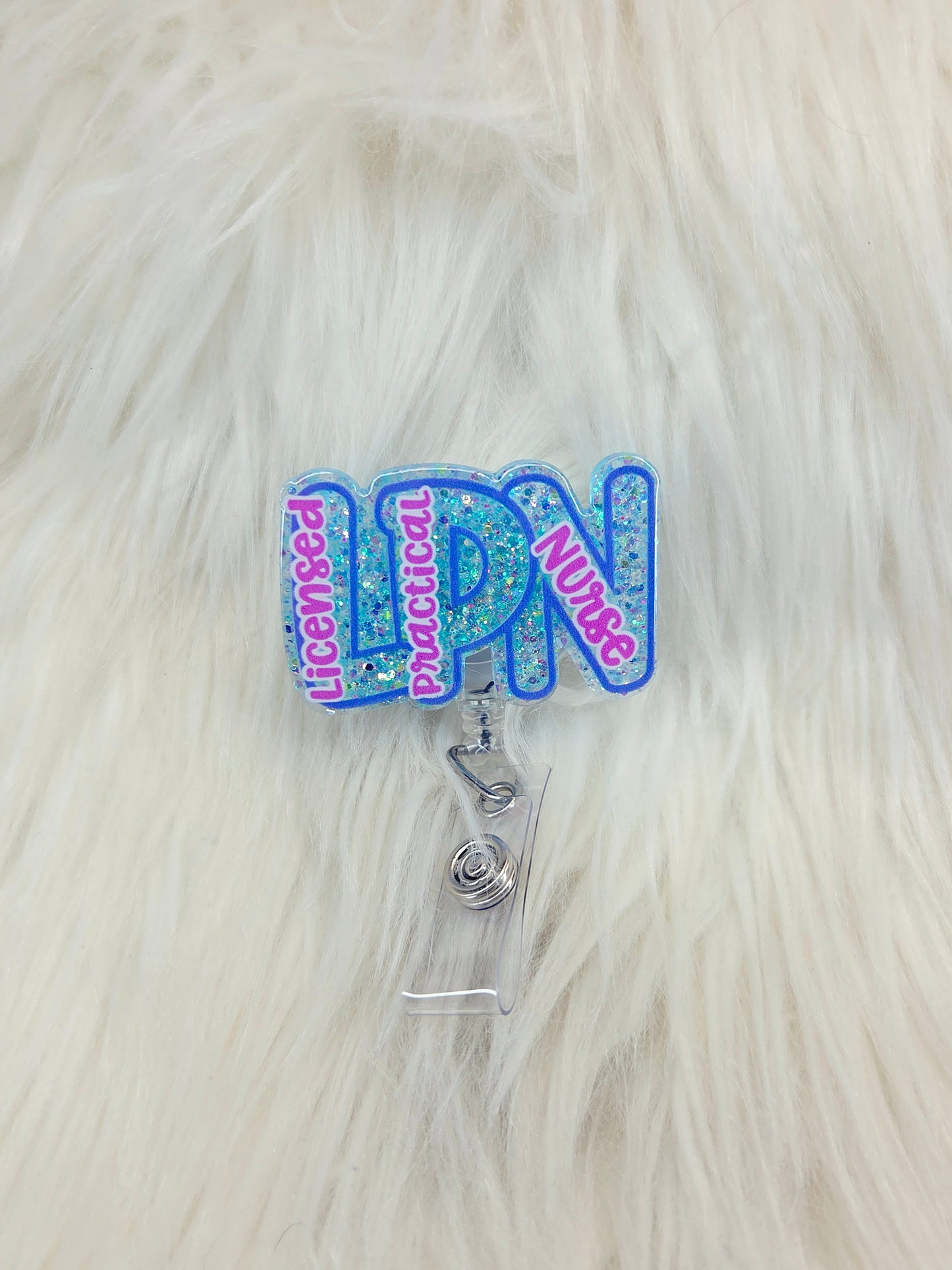 LPN-Licensed Practical Nurse Badge Reel