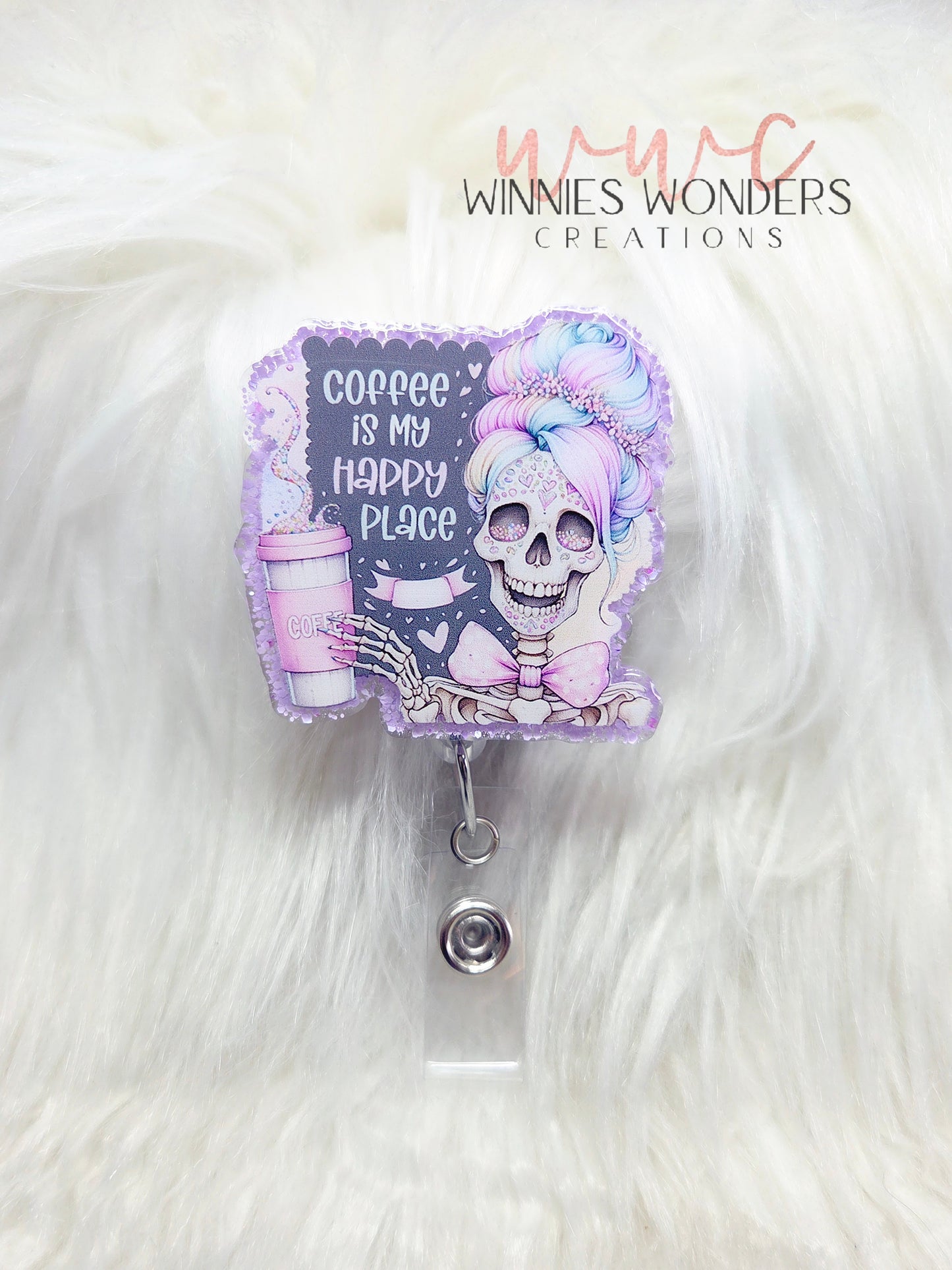 Coffee Happy Place Badge Reel