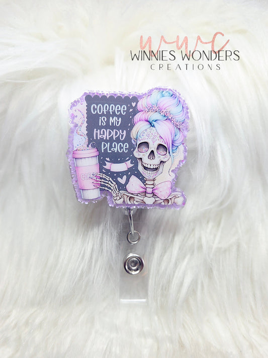 Coffee Happy Place Badge Reel