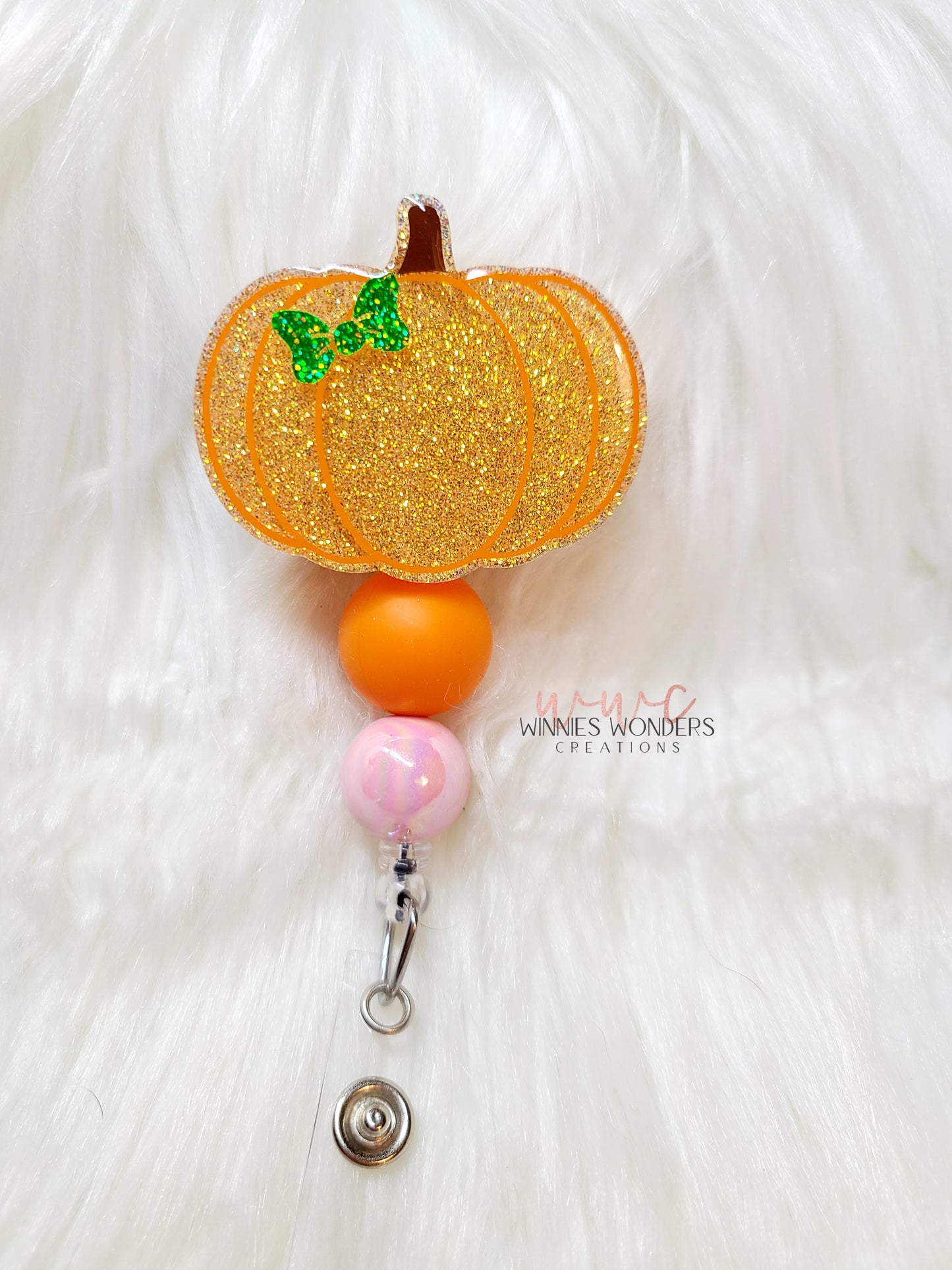 Pumpkin Badge Reel