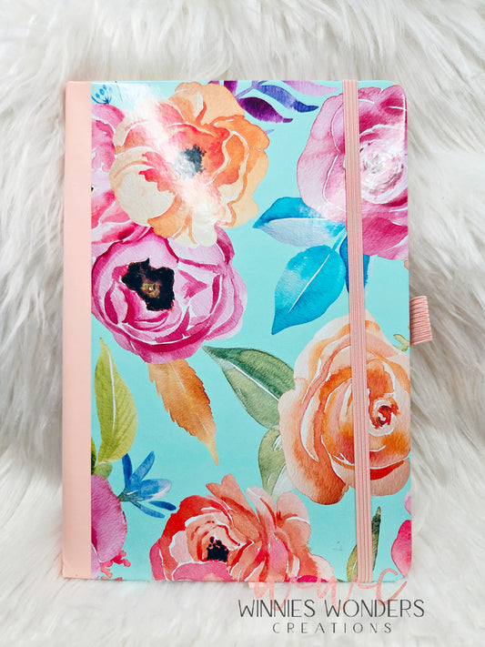 8.5 x 5.5 Notebook/Journal w/ Pen Holder