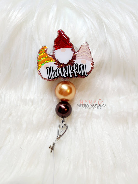 Thankful Gnomes Badge Reel