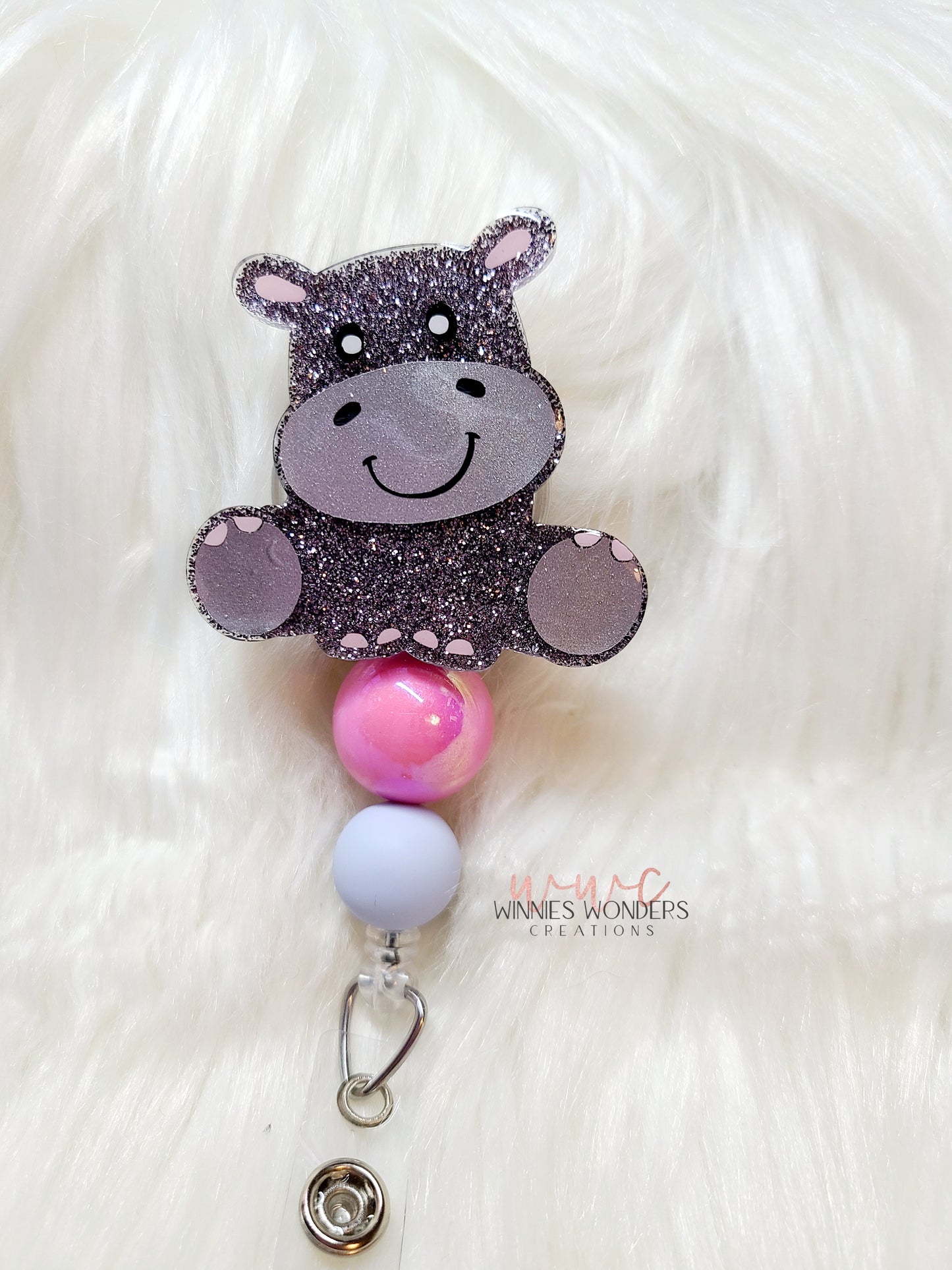 Hippo Badge Reel