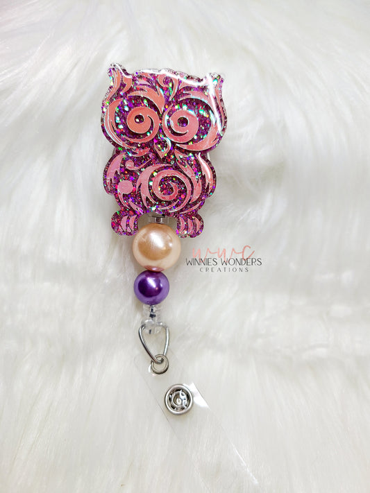 Owl Badge Reel