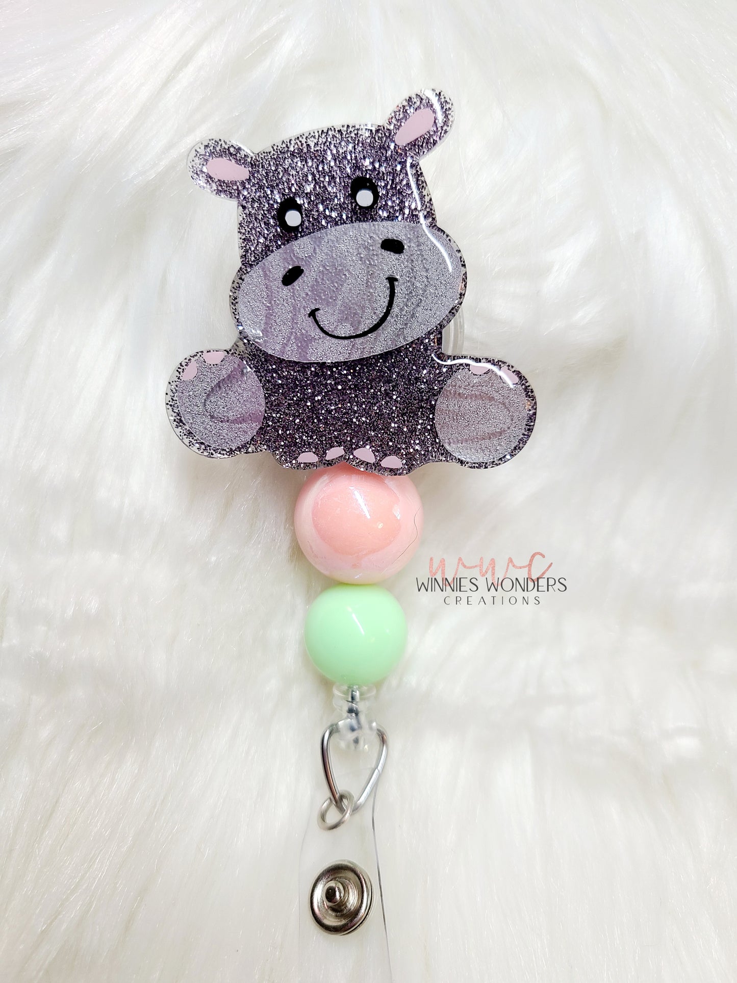 Hippo Badge Reel