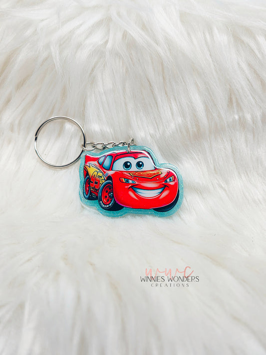 Race Car Keychain