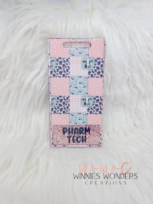 Pharm Tech Vertical Badge Buddy