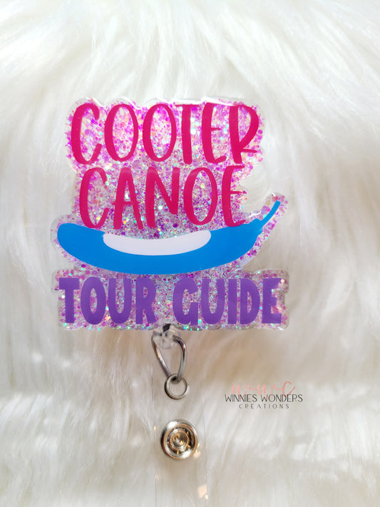 Cooter Canoe Badge Reel