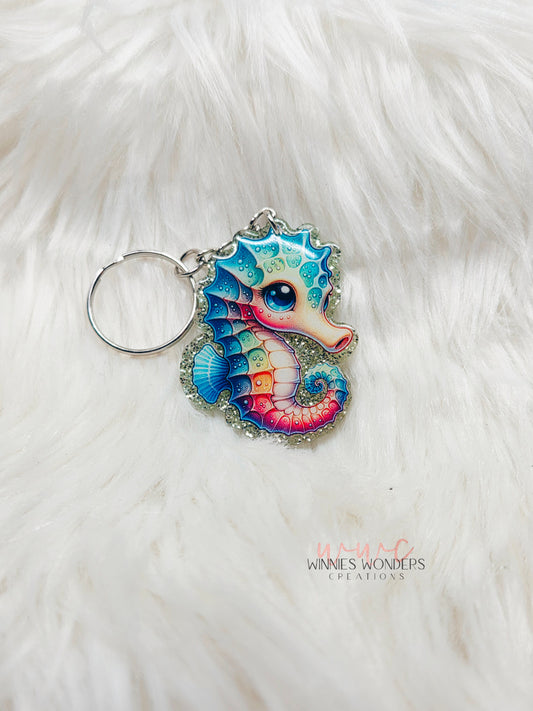 Seahorse Keychain