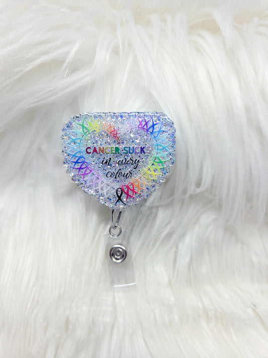 Cancer Sucks Badge Reel