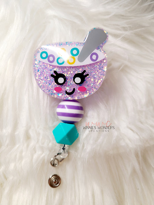 Cereal Badge Reel