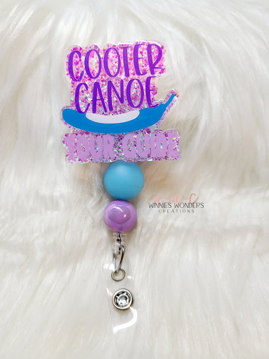 Cooter Canoe Badge Reel