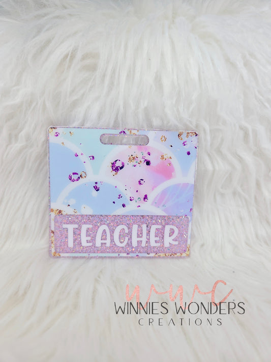 Teacher Horizontal Badge Buddy